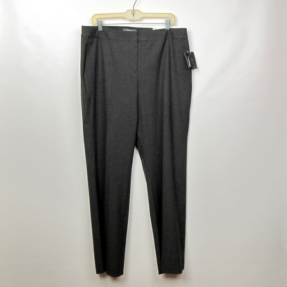 Liz Claiborne Audra Womens Pants Size 16 Grey Bootcut Career Stretch - Picture 3 of 8